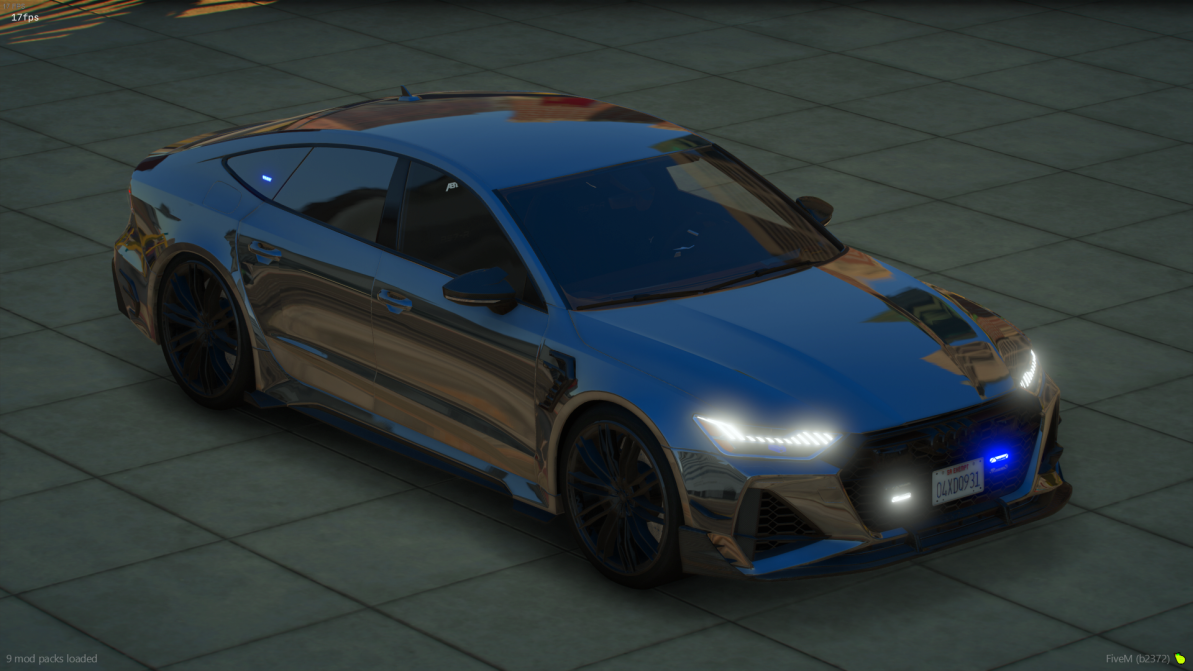Audi RS7r Unmarked