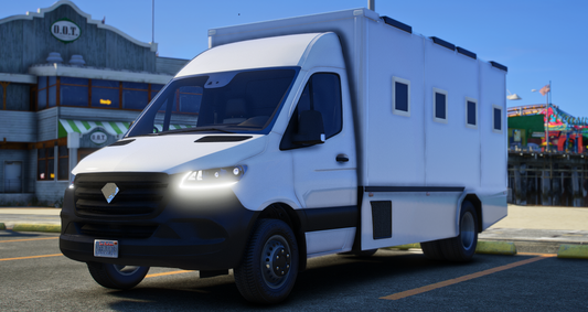 Benefactor Prisoner Transport Van (Template Included)
