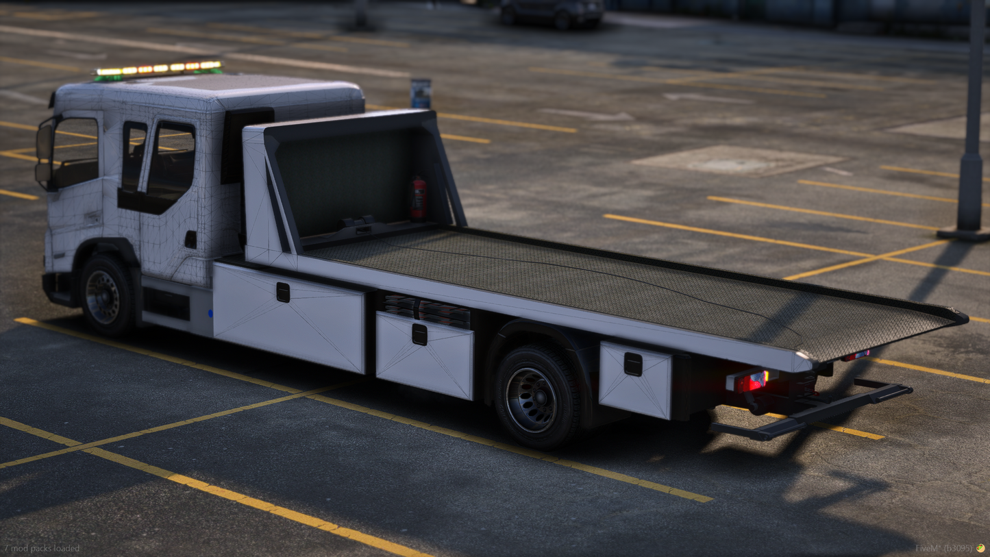 Vulcar FML Crew Cab Flatbed ELS (Template Provided)