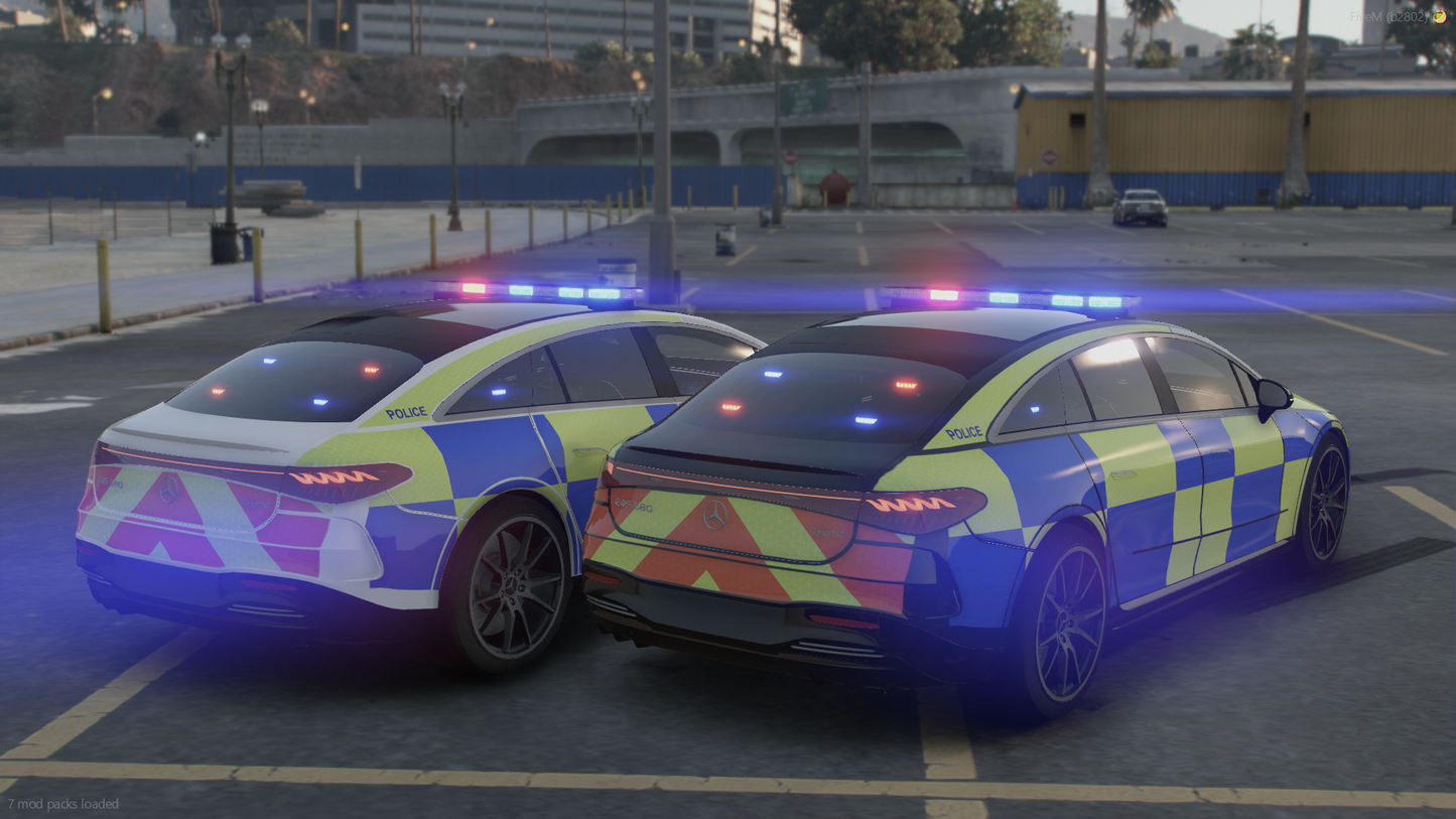 Mercedes EQS580 Marked