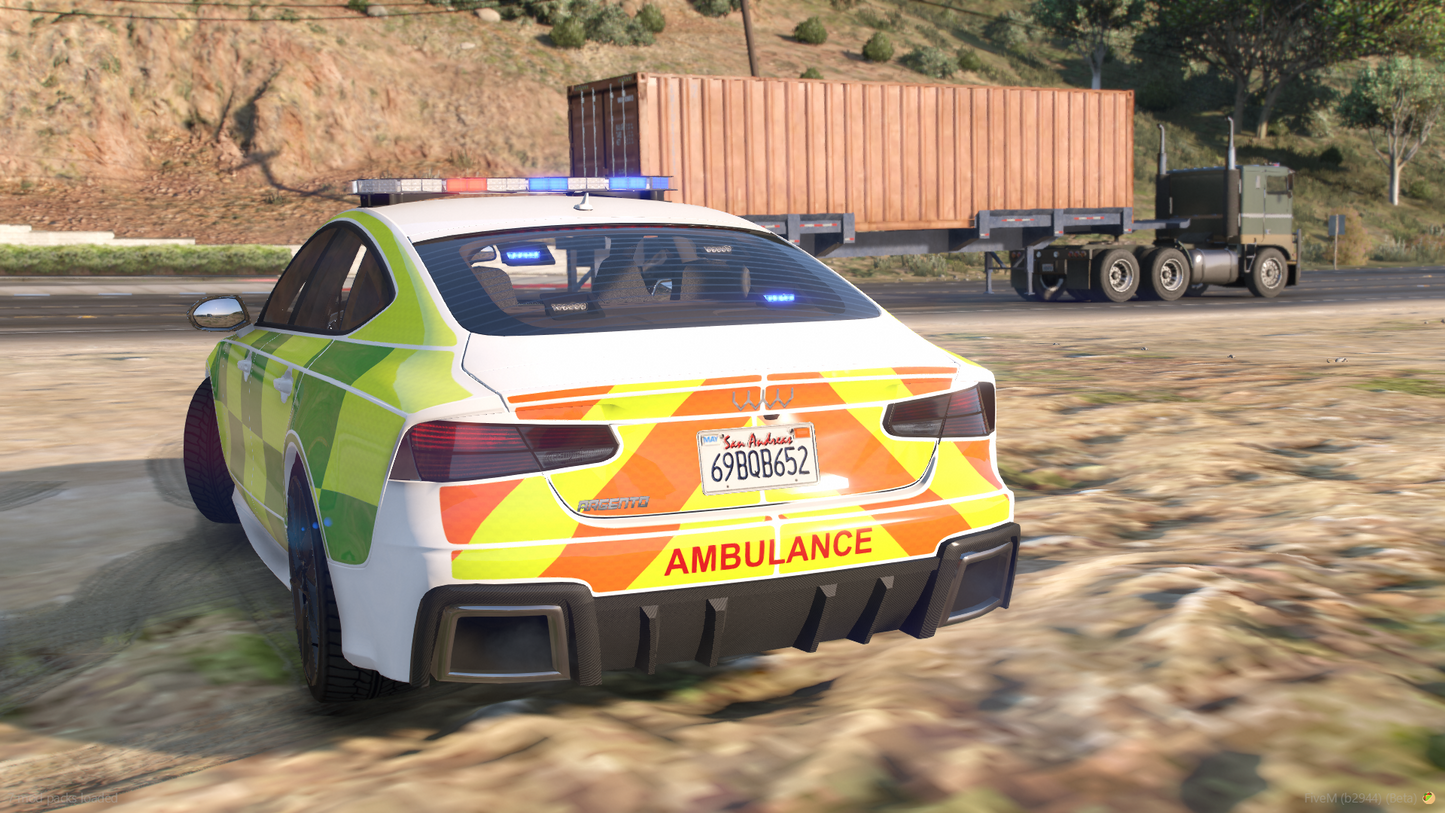 Obey Argento Supercoupe Ambulance Non-ELS