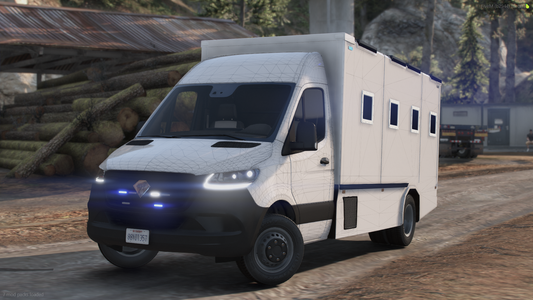 Benefactor Prisoner Transport Van Non-ELS (Template Included)