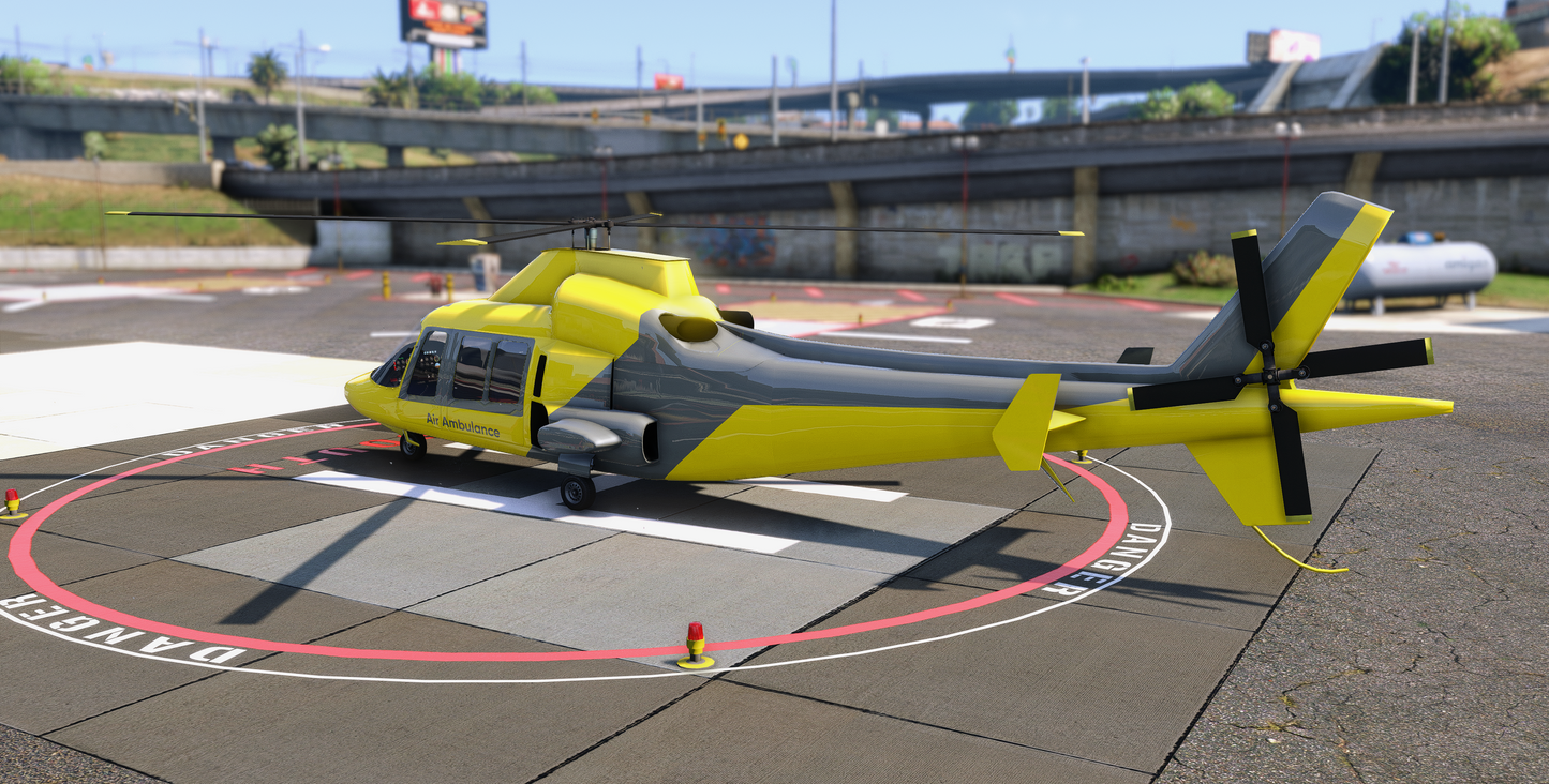 Buckingham Swift  Air Ambulance (Livery and Template Provided)