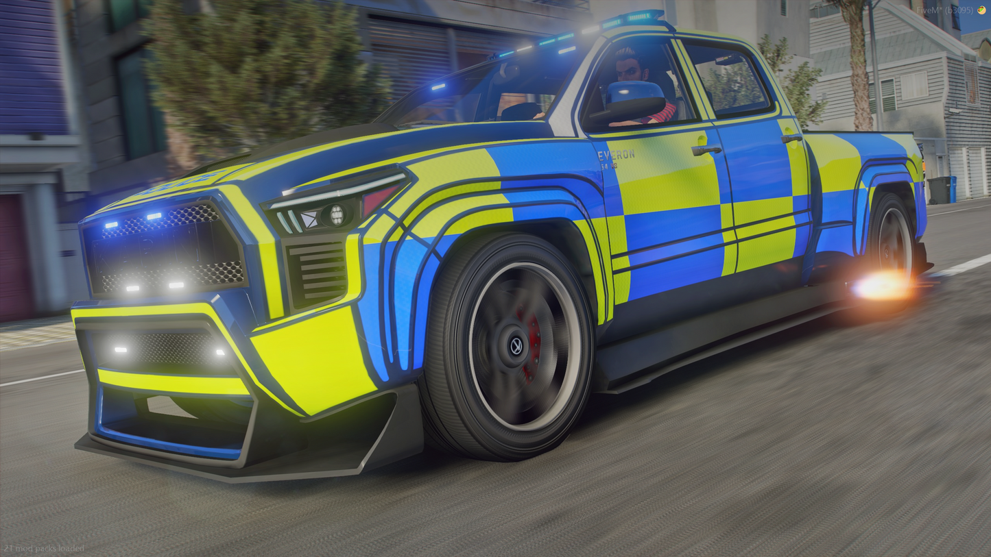 Karin Everon Crew Cab Marked ELS [With Modkit]