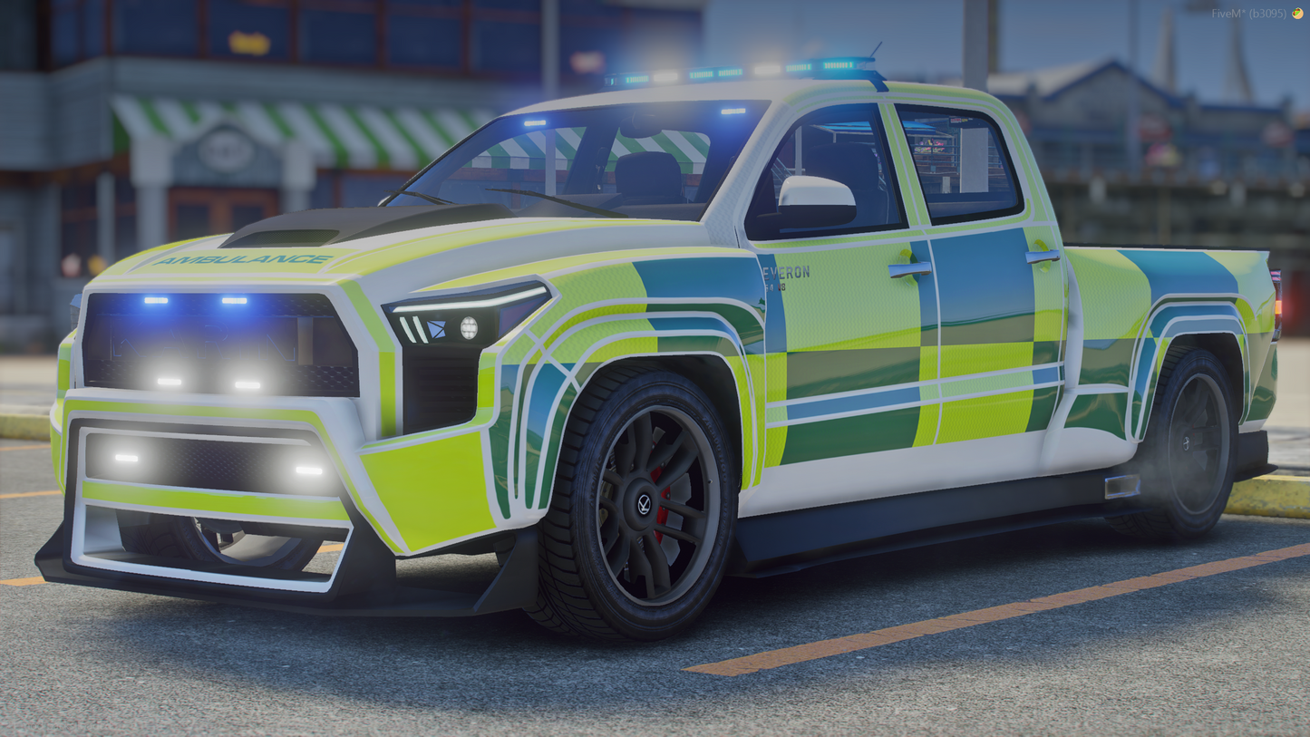 Karin Everon Crew Cab Ambulance ELS [With Modkit]