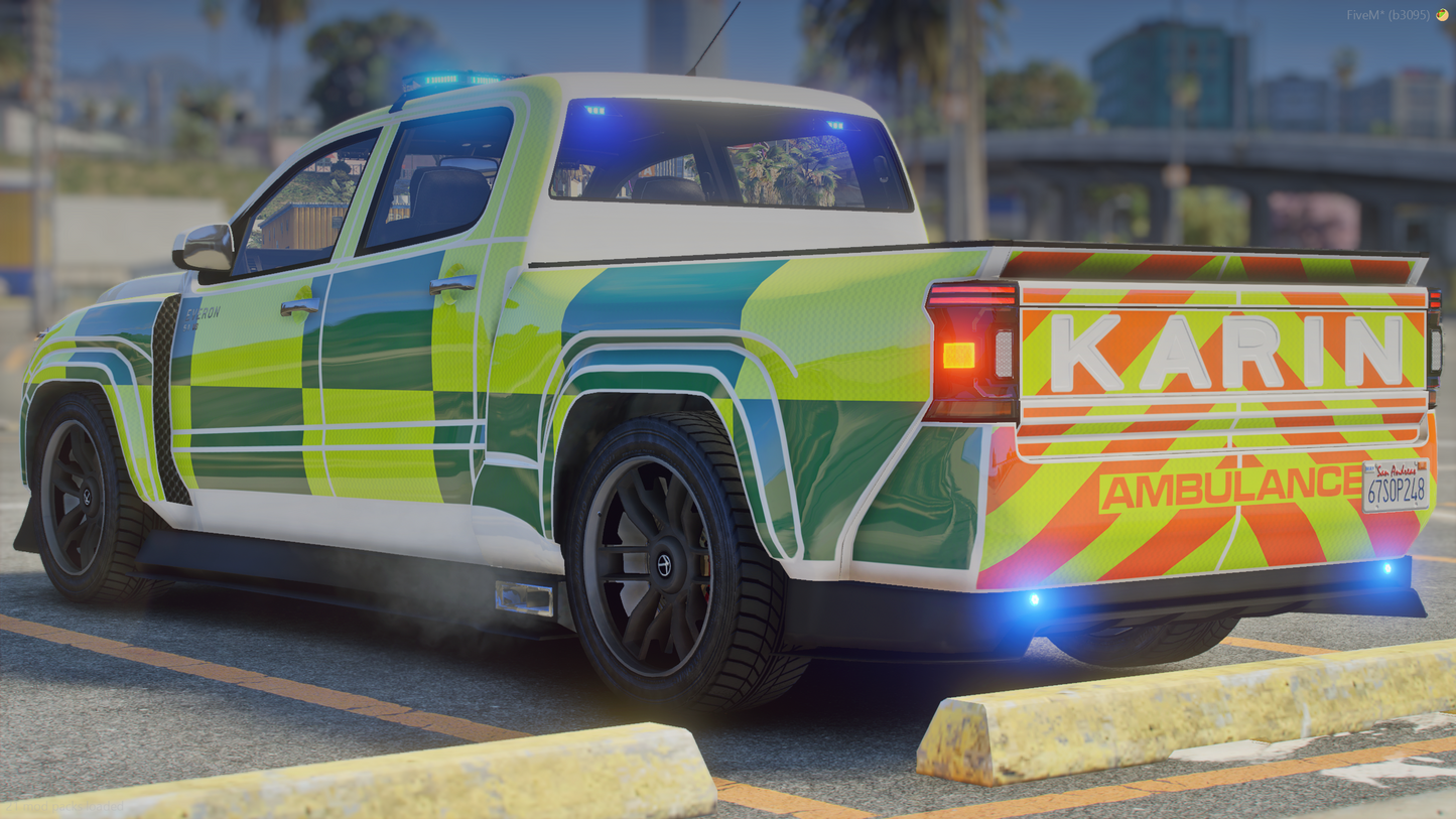 Karin Everon Crew Cab Ambulance ELS [With Modkit]