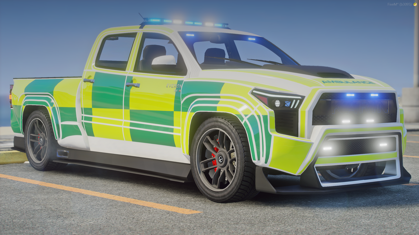 Karin Everon Crew Cab Ambulance ELS [With Modkit]