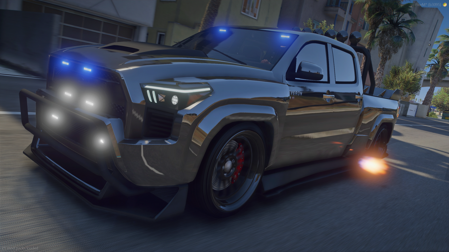 Karin Everon Crew Cab Unmarked ELS [With Modkit]