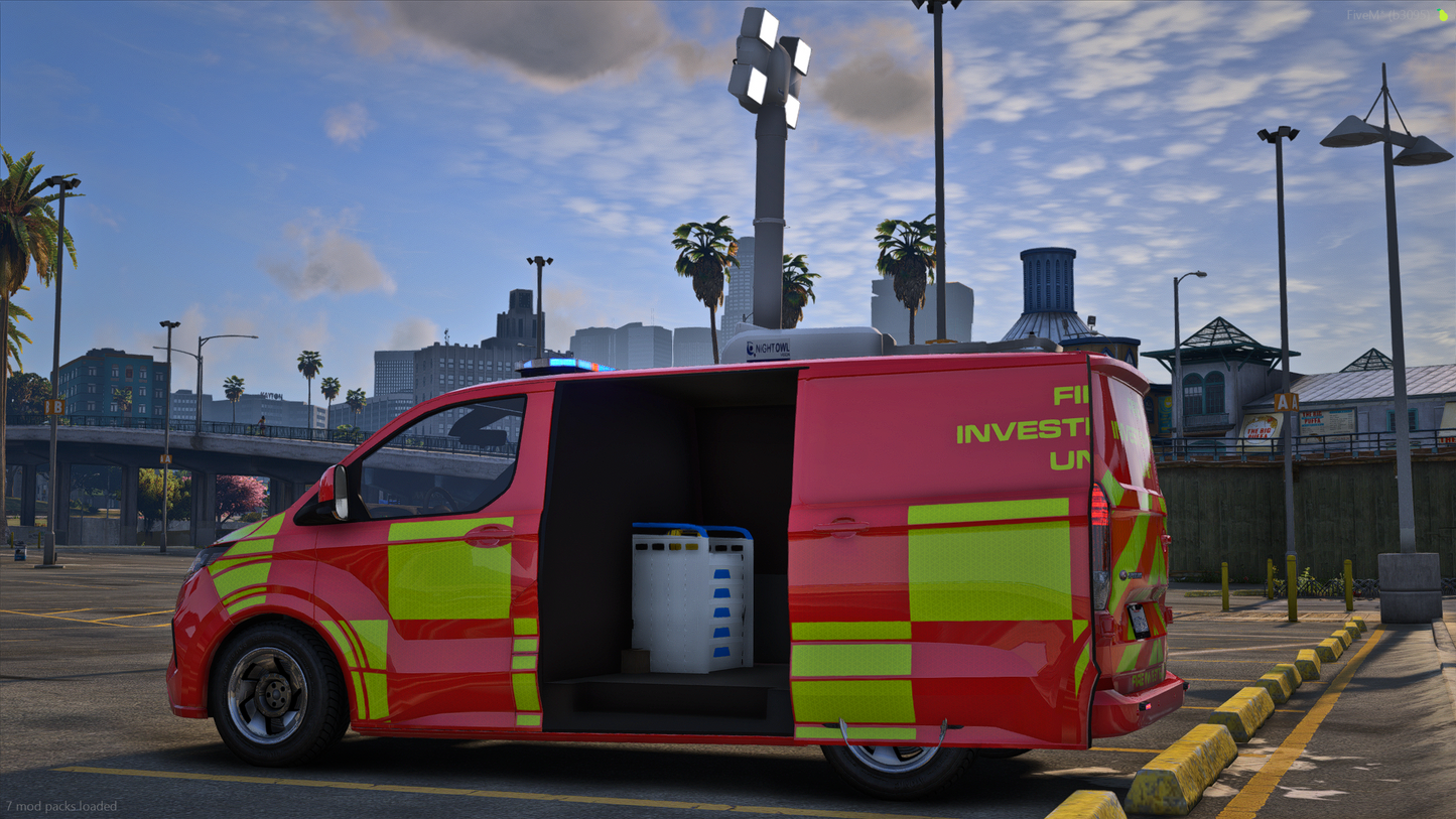 Vapid Speedo Runner Fire Investigation Unit ELS