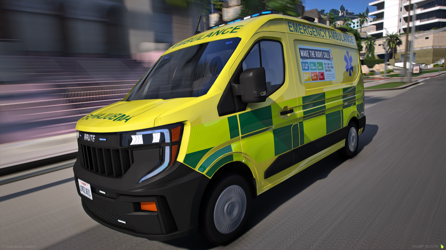 Brute Van Ambulance Non-ELS