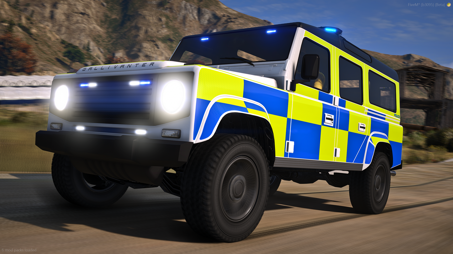 Gallivanter Peacemaker Marked/Unmarked/Ambo ELS and NON-ELS