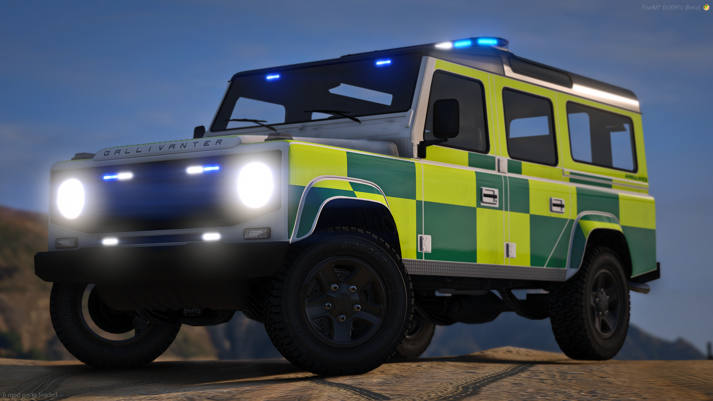 Gallivanter Peacemaker Marked/Unmarked/Ambo ELS and NON-ELS