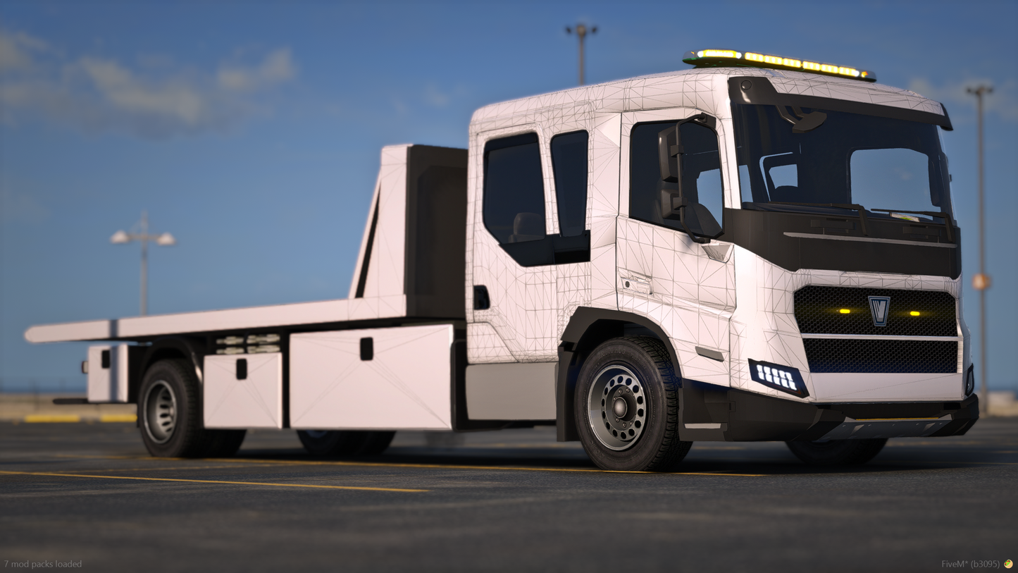 Vulcar FML Crew Cab Flatbed ELS (Template Provided)