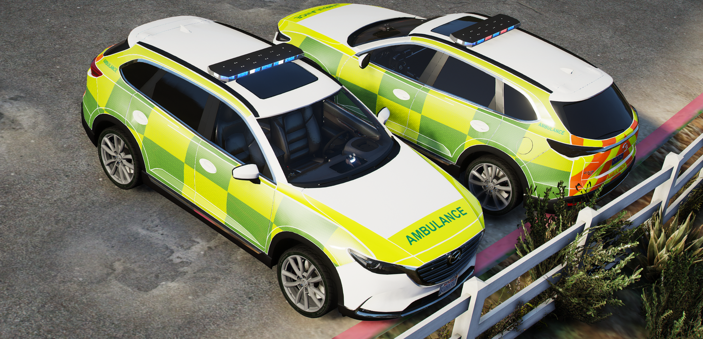 Mazda CX9 Marked and Ambulance