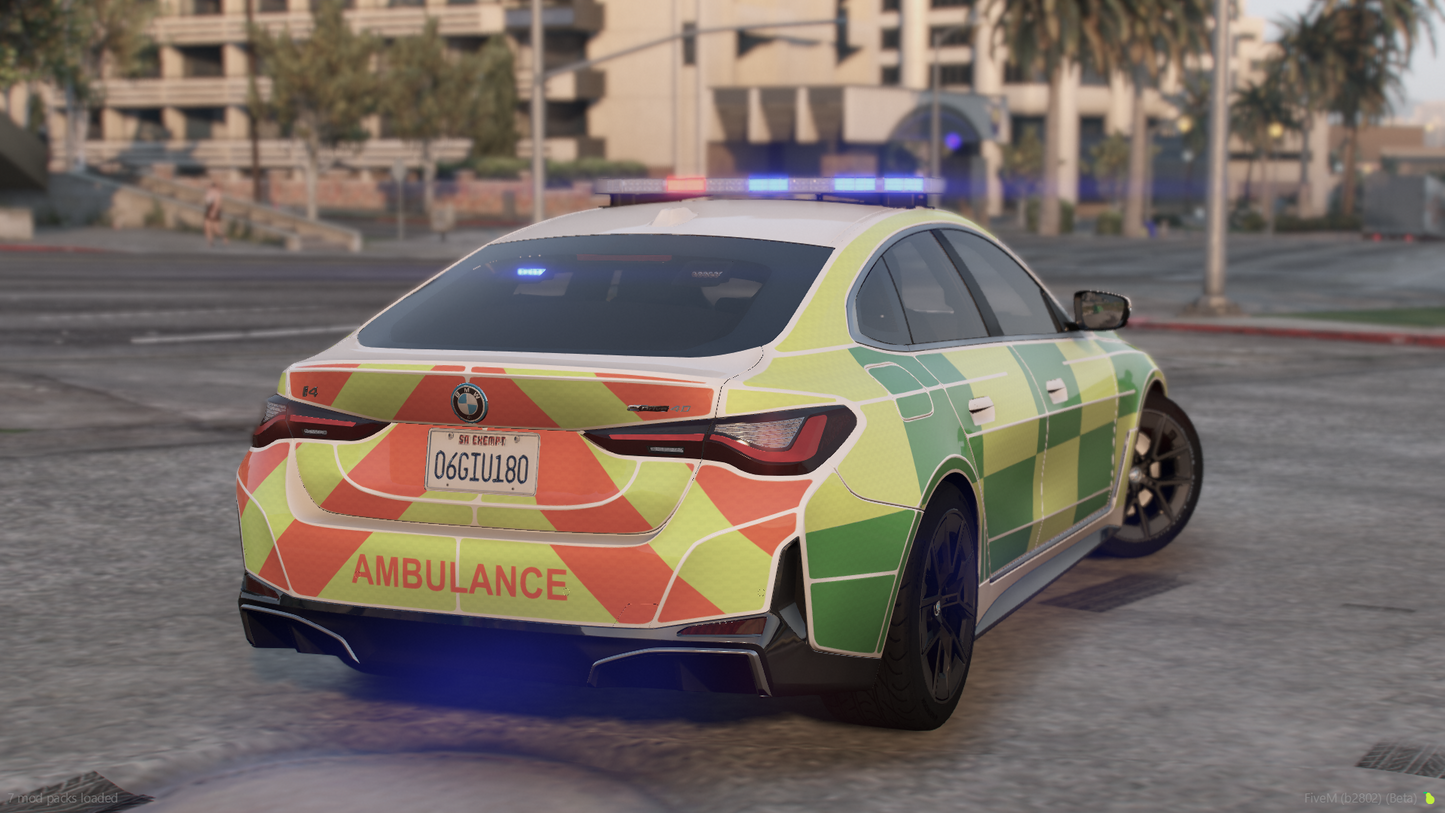 Non-ELS BMW I4 Ambulance