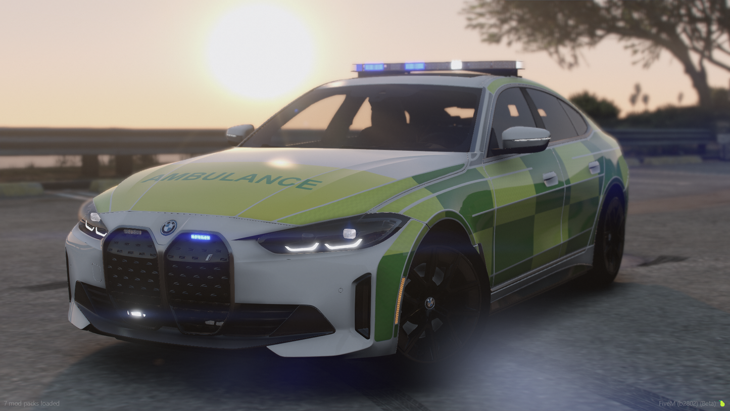 Non-ELS BMW I4 Ambulance